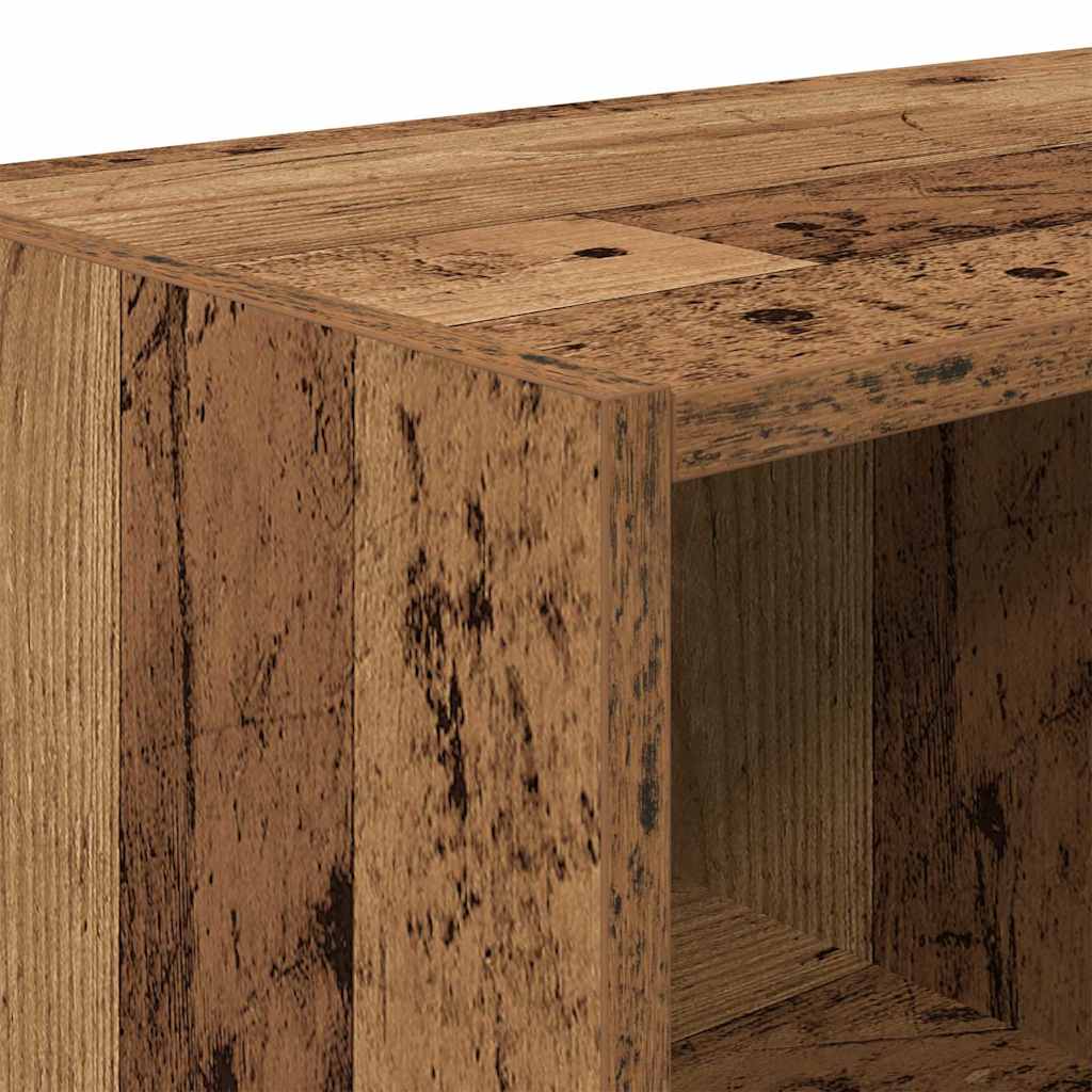 Schoenenrek stapelbaar 89,5x30x40 cm oud houtkleurig is nu te koop bij PeponiXL, paradijselijk wonen!