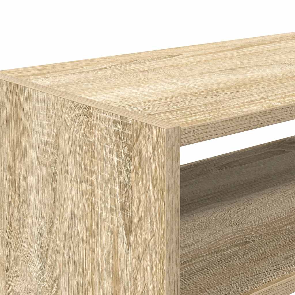 Schoenenrek stapelbaar 60x30x30,5 cm sonoma eikenkleurig is nu te koop bij PeponiXL, paradijselijk wonen!