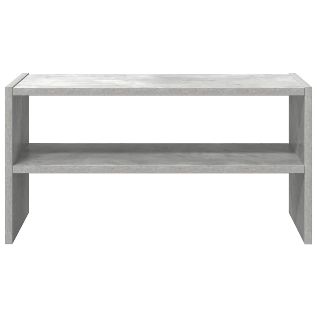 Schoenenrek stapelbaar 60x30x30,5 cm betongrijs is nu te koop bij PeponiXL, paradijselijk wonen!