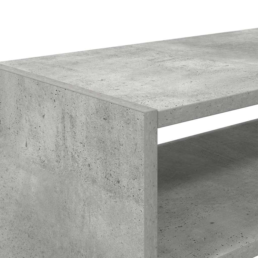 Schoenenrekken 2 st stapelbaar 60x30x30,5 cm betongrijs is nu te koop bij PeponiXL, paradijselijk wonen!