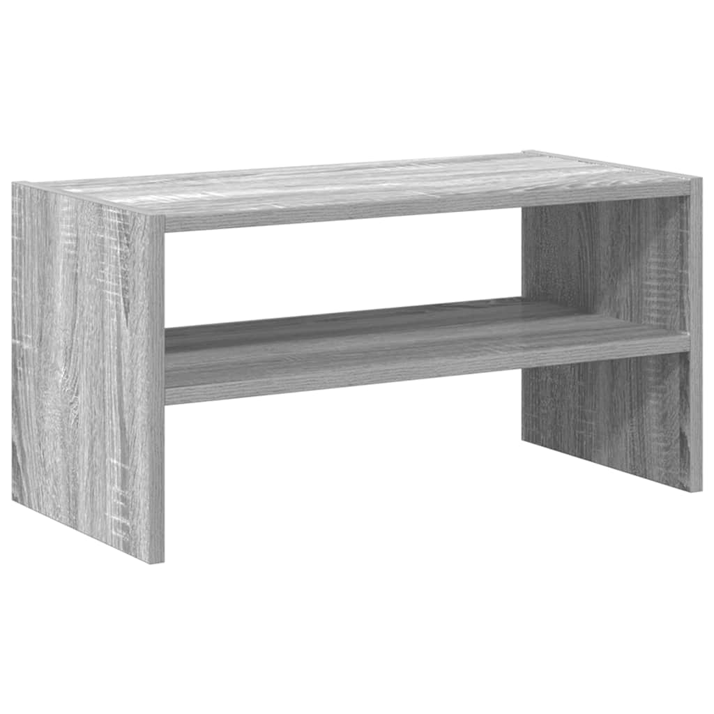 Schoenenrek stapelbaar 60x30x30,5 cm grijs sonoma eikenkleurig is nu te koop bij PeponiXL, paradijselijk wonen!