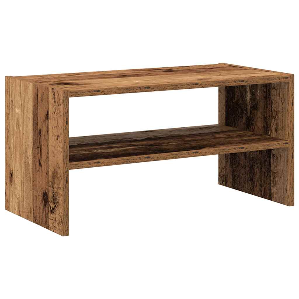 Schoenenrek stapelbaar 60x30x30,5 cm oud houtkleurig is nu te koop bij PeponiXL, paradijselijk wonen!
