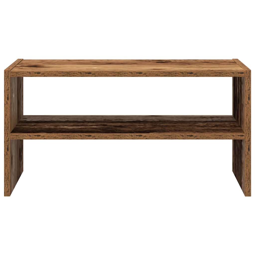 Schoenenrek stapelbaar 60x30x30,5 cm oud houtkleurig is nu te koop bij PeponiXL, paradijselijk wonen!