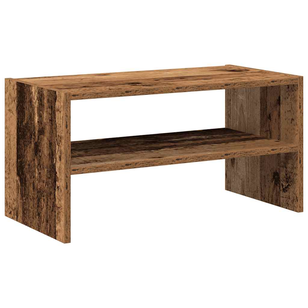 Schoenenrek stapelbaar 60x30x30,5 cm oud houtkleurig is nu te koop bij PeponiXL, paradijselijk wonen!