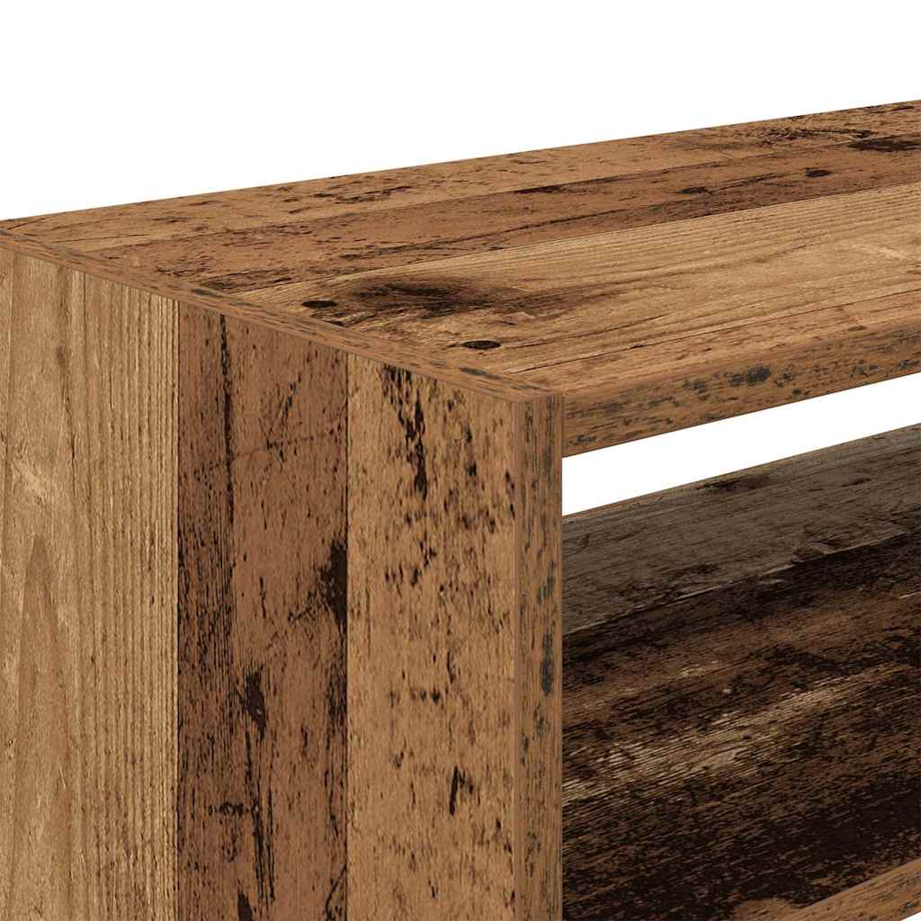 Schoenenrek stapelbaar 60x30x30,5 cm oud houtkleurig is nu te koop bij PeponiXL, paradijselijk wonen!