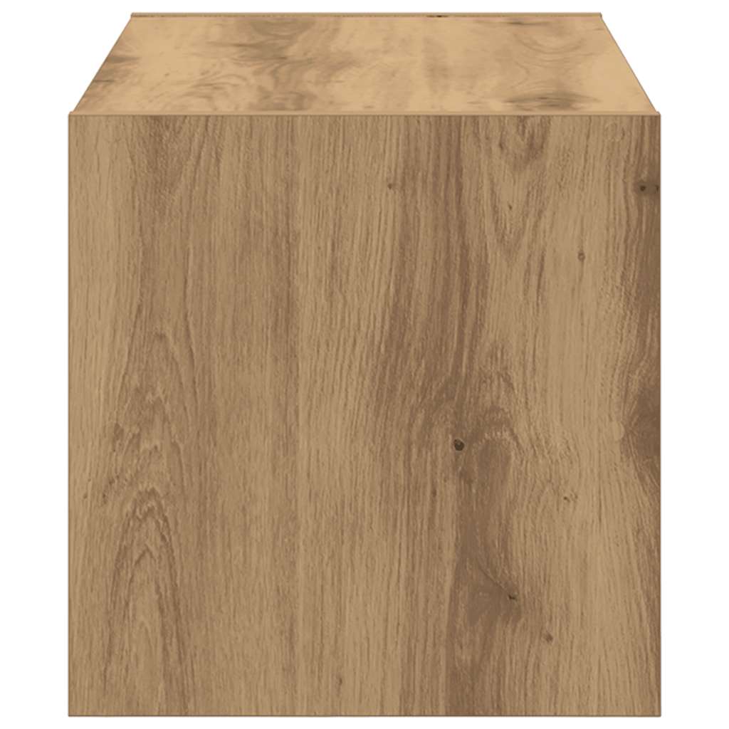 Schoenenrek stapelbaar 60x30x30,5 cm artisanaal eikenkleurig is nu te koop bij PeponiXL, paradijselijk wonen!
