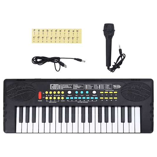 Piano elektrisch toetsenbord met 37 toetsen en microfoon is nu te koop bij PeponiXL, paradijselijk wonen!