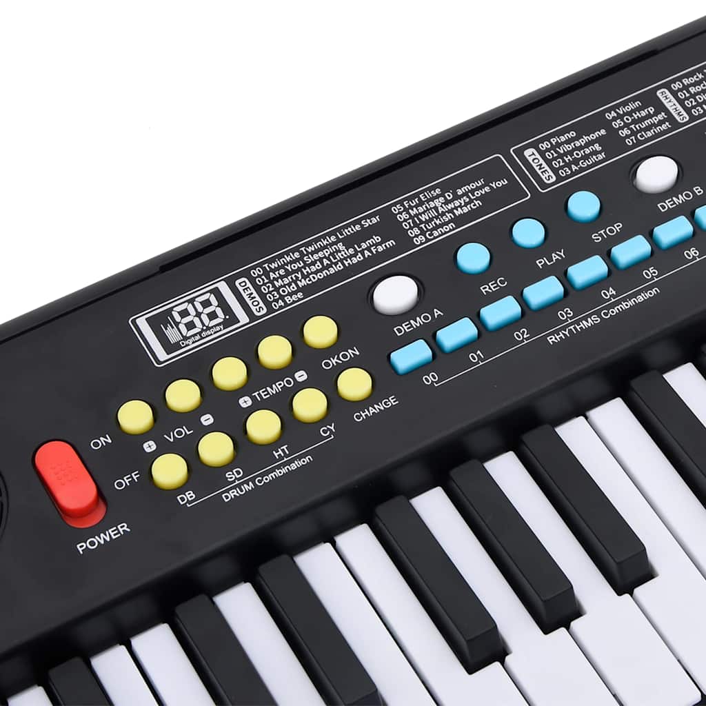 Piano elektrisch toetsenbord met 37 toetsen en microfoon is nu te koop bij PeponiXL, paradijselijk wonen!