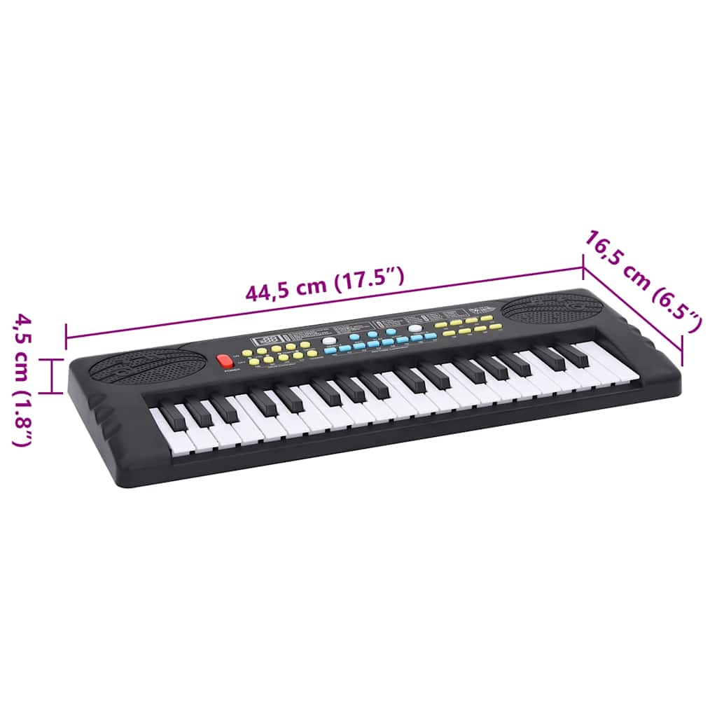 Piano elektrisch toetsenbord met 37 toetsen en microfoon is nu te koop bij PeponiXL, paradijselijk wonen!