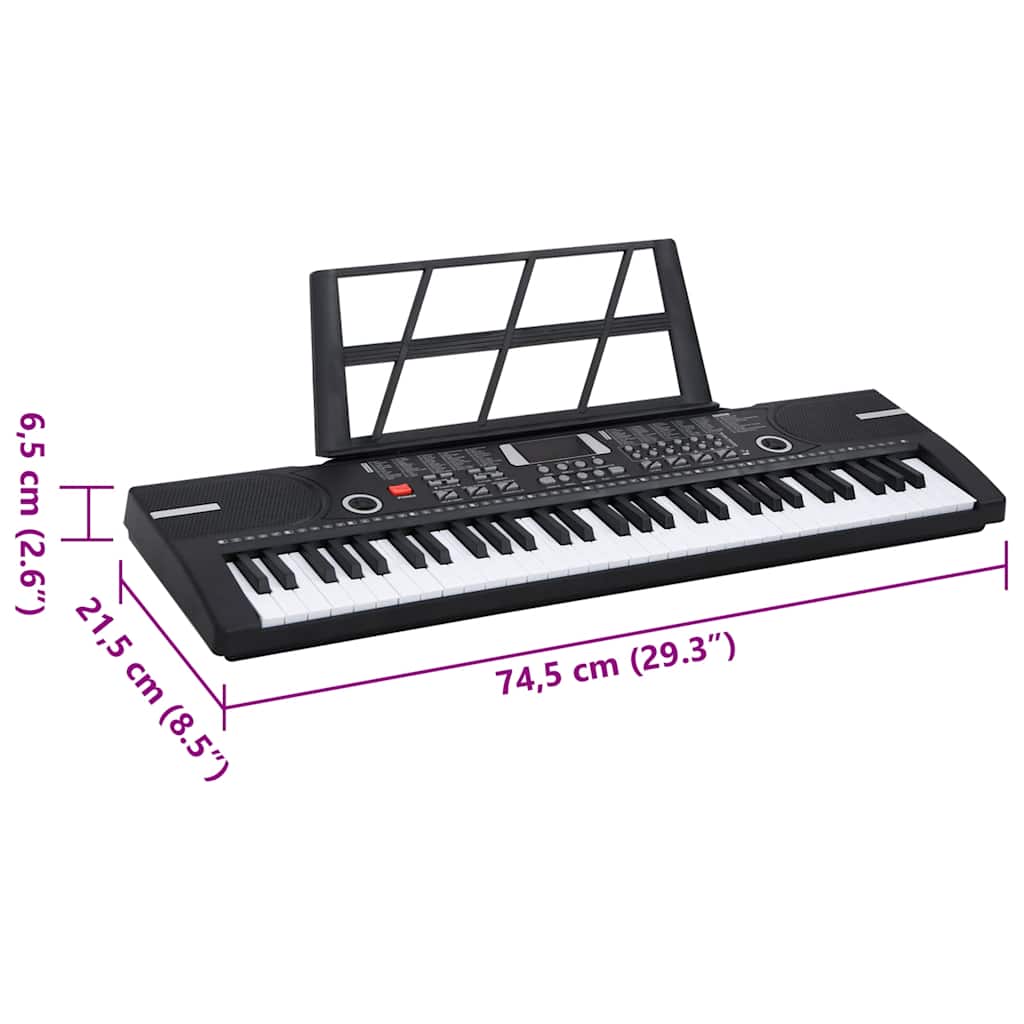 61 toetsen piano elektrisch keyboard met muziekstandaard is nu te koop bij PeponiXL, paradijselijk wonen!