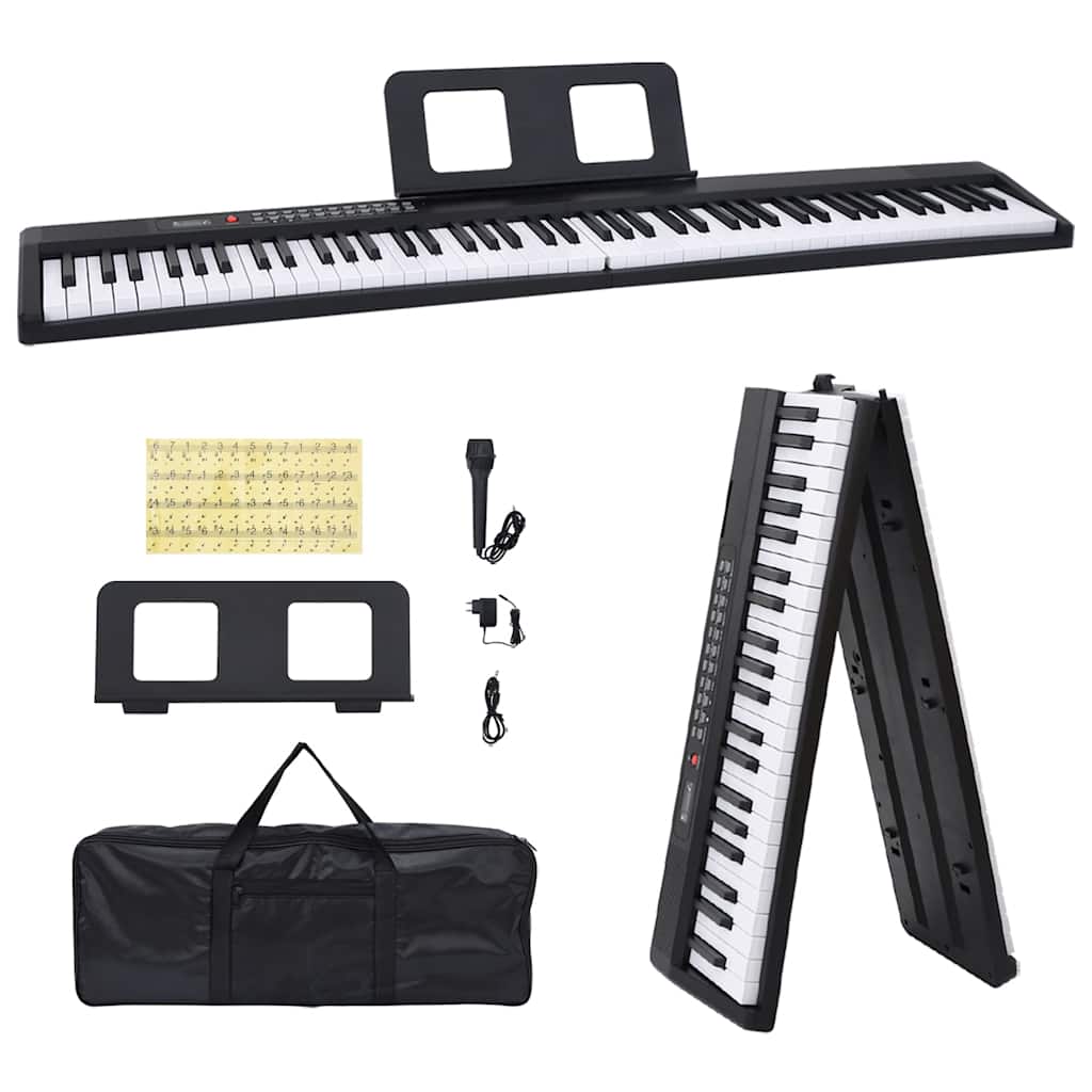 88 toetsen piano elektrisch toetsenbord met muziekstandaard is nu te koop bij PeponiXL, paradijselijk wonen!