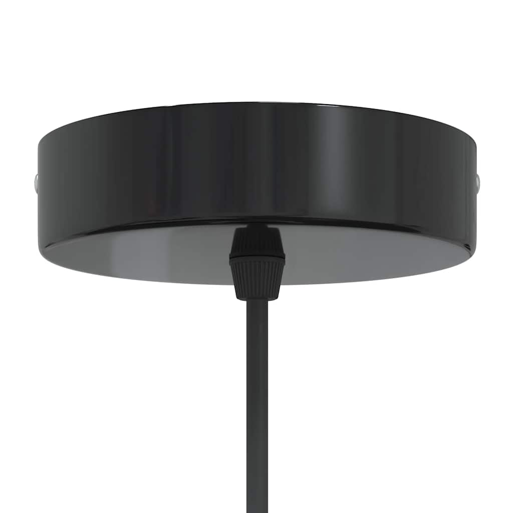 Hanglamp in hoogte verstelbaar E27 Ø31 cm metaal glanzend zwart is nu te koop bij PeponiXL, paradijselijk wonen!