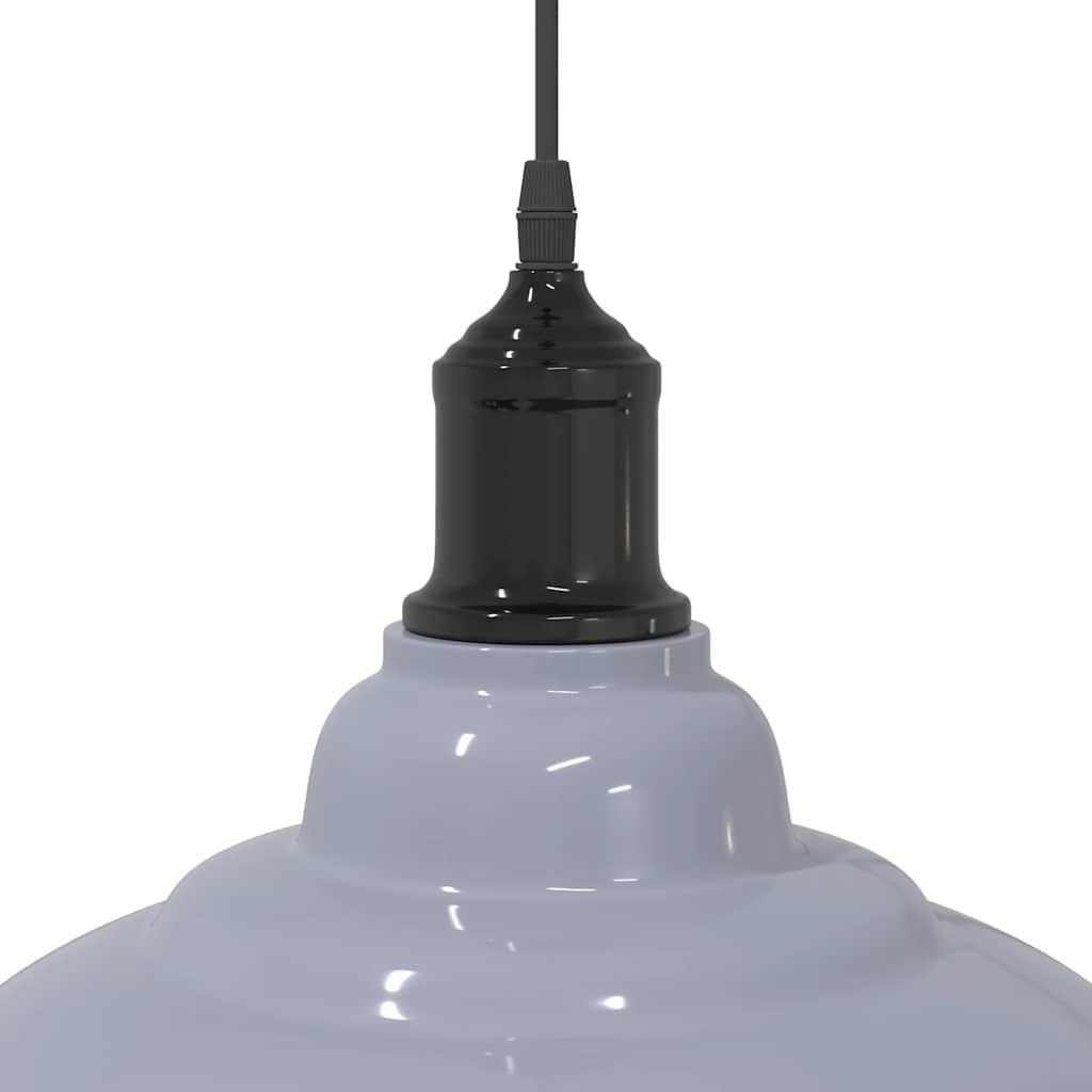 Hanglamp in hoogte verstelbaar E27 Ø31 cm metaal glanzend grijs is nu te koop bij PeponiXL, paradijselijk wonen!
