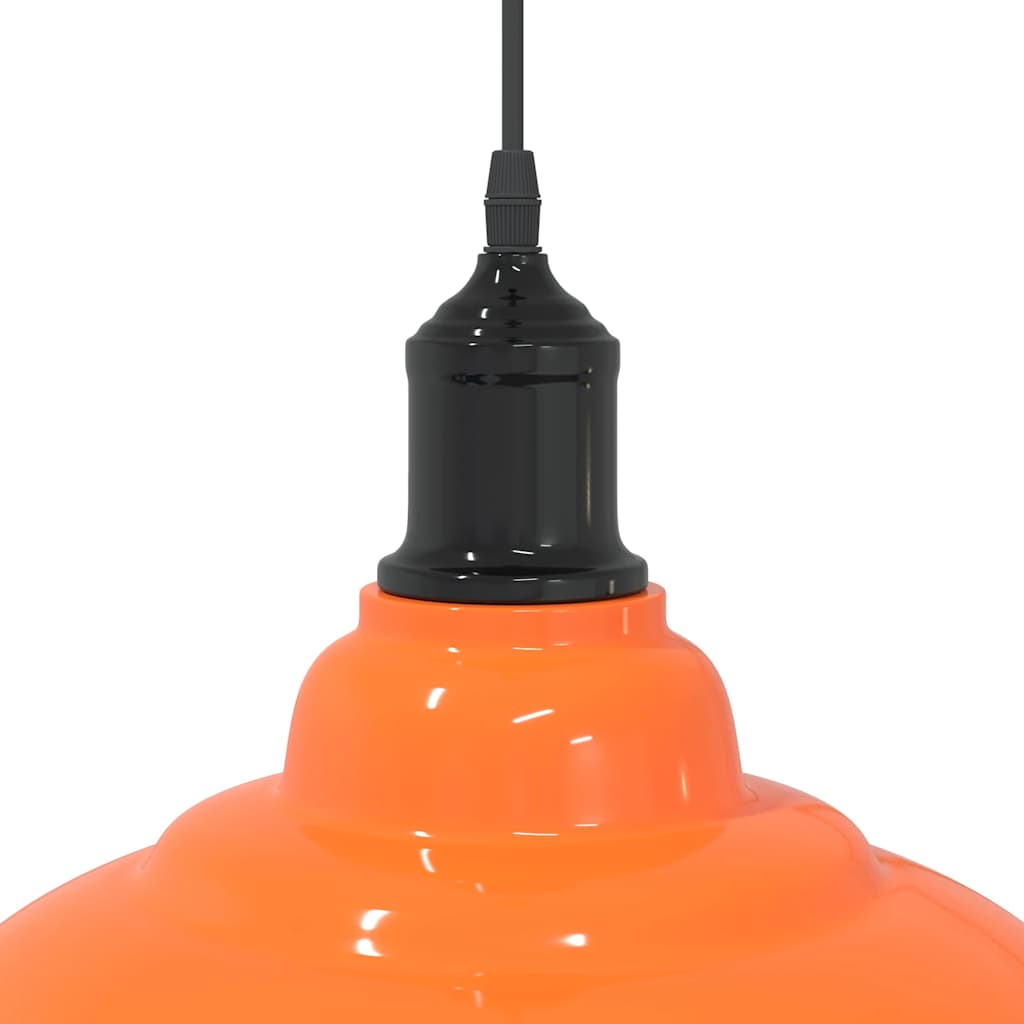 Hanglamp in hoogte verstelbaar E27 Ø31cm metaal glanzend oranje is nu te koop bij PeponiXL, paradijselijk wonen!