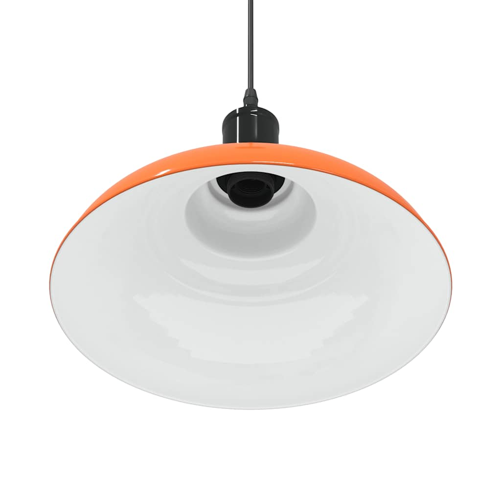 Hanglamp in hoogte verstelbaar E27 Ø31cm metaal glanzend oranje is nu te koop bij PeponiXL, paradijselijk wonen!