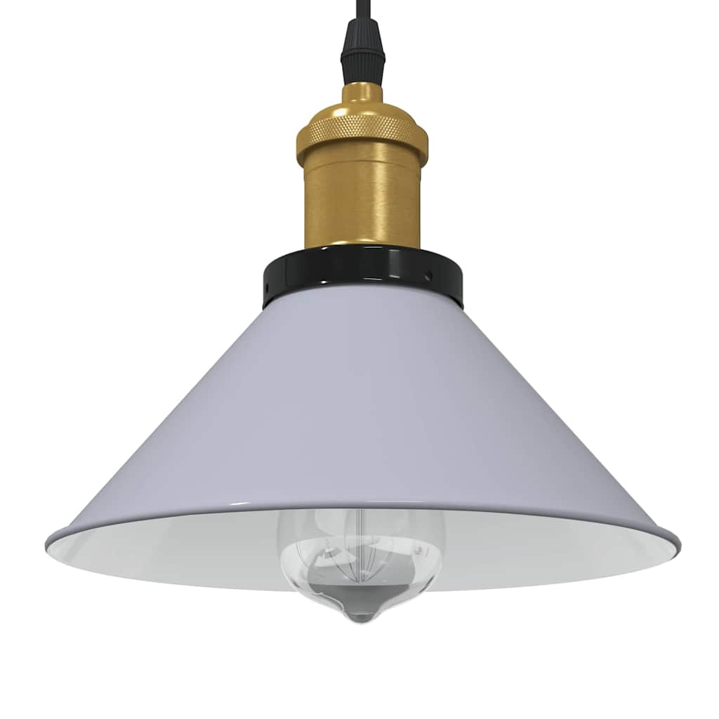 Hanglamp in hoogte verstelbaar E27 Ø22 cm metaal glanzend grijs is nu te koop bij PeponiXL, paradijselijk wonen!