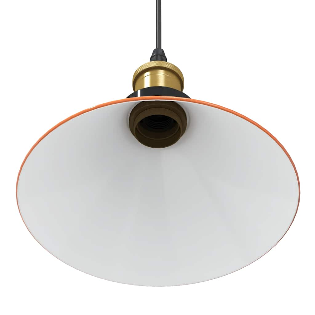 Hanglamp in hoogte verstelbaar E27 Ø22cm metaal glanzend oranje is nu te koop bij PeponiXL, paradijselijk wonen!