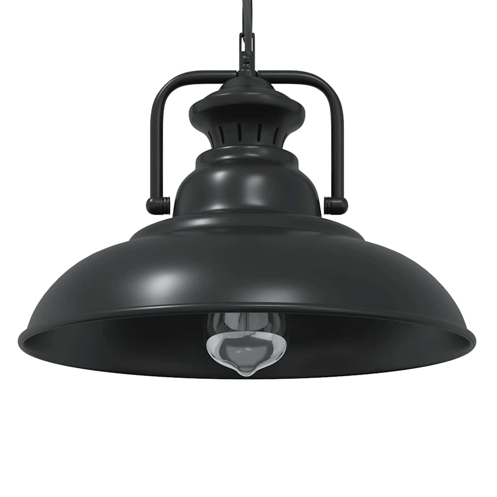 Hanglamp E27 Ø 31 cm ijzer zwart is nu te koop bij PeponiXL, paradijselijk wonen!