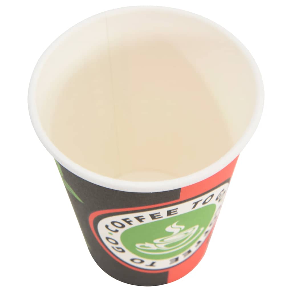 Papieren koffiekopjes 1000 st 12oz 300 ml rood en zwart is nu te koop bij PeponiXL, paradijselijk wonen!