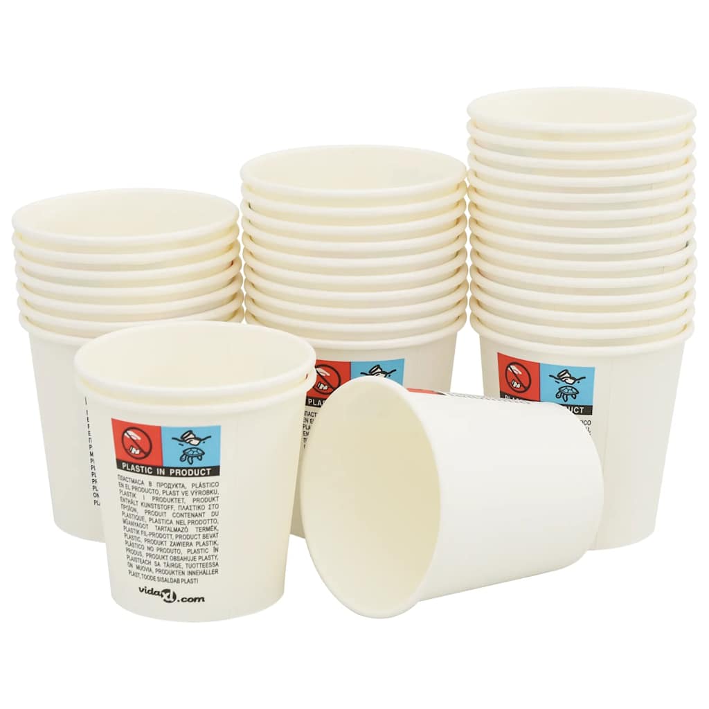 Papieren koffiekopjes 1000 st 4oz 100 ml wit is nu te koop bij PeponiXL, paradijselijk wonen!