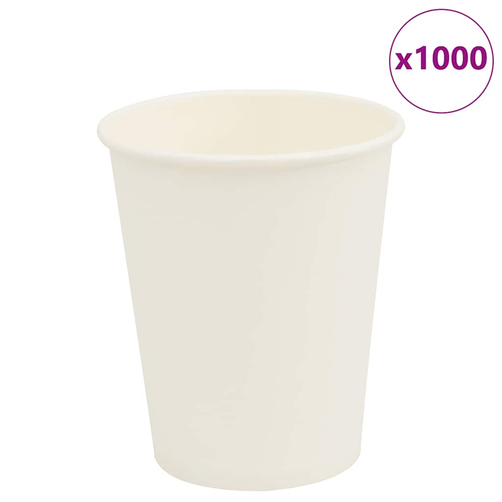 Papieren koffiekopjes 1000 st 8oz 200 ml wit is nu te koop bij PeponiXL, paradijselijk wonen!