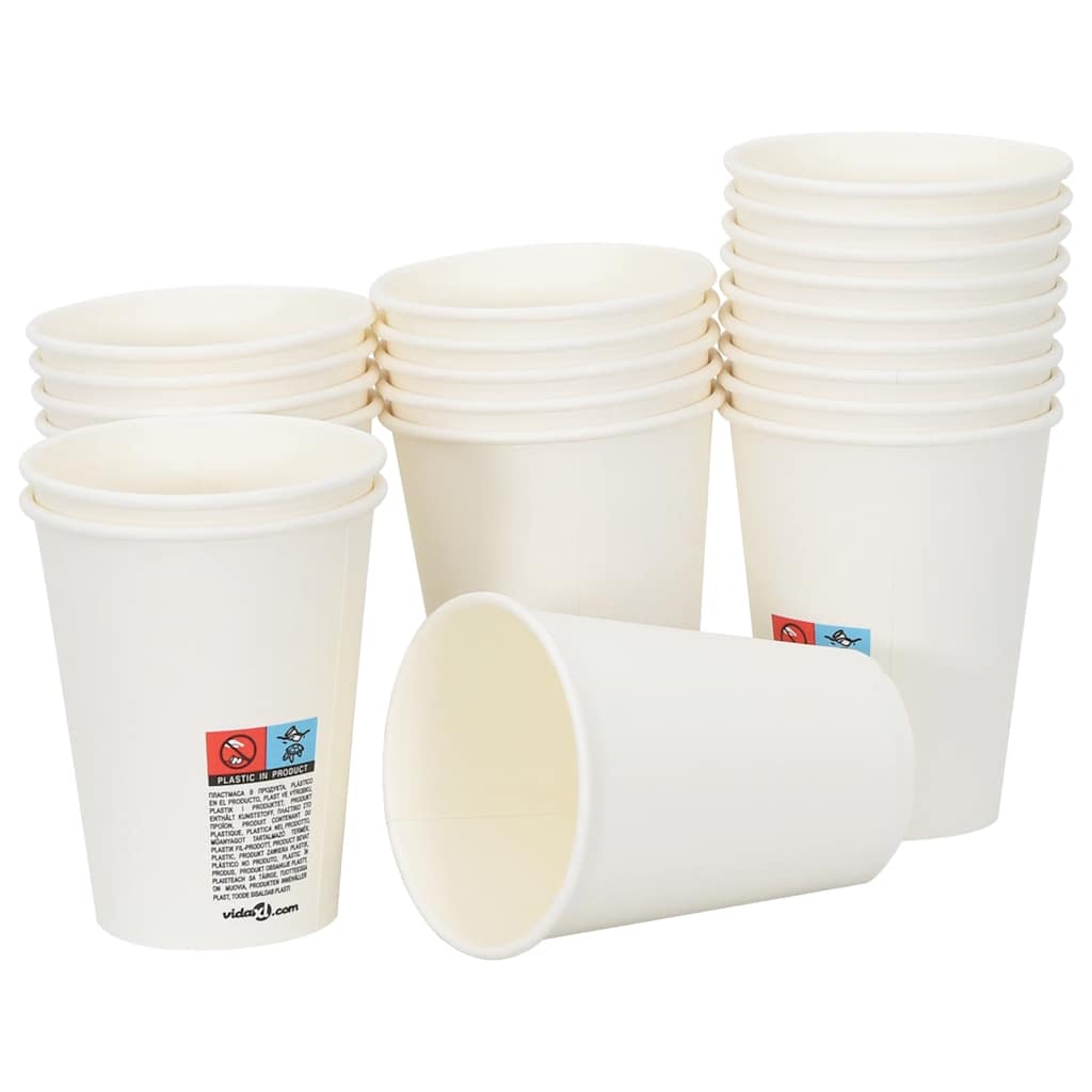 Papieren koffiekopjes 1000 st 12oz 300 ml wit is nu te koop bij PeponiXL, paradijselijk wonen!