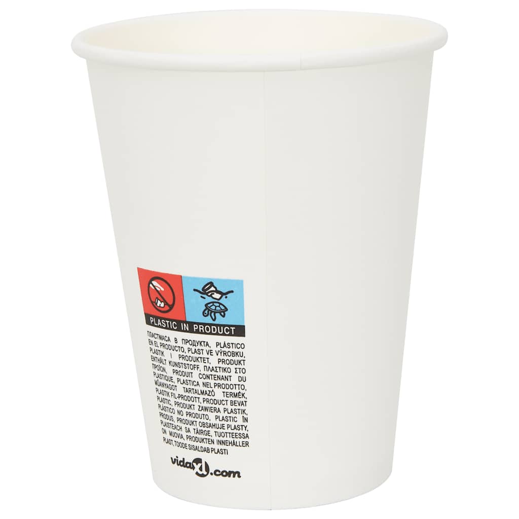 Papieren koffiekopjes 1000 st 12oz 300 ml wit is nu te koop bij PeponiXL, paradijselijk wonen!