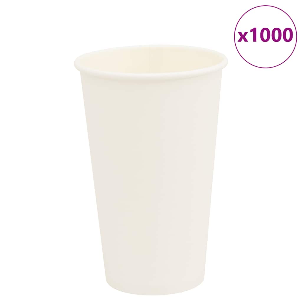 Papieren koffiekopjes 1000 st 16oz 400 ml wit is nu te koop bij PeponiXL, paradijselijk wonen!