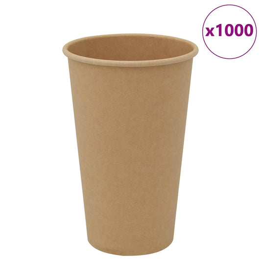 Papieren koffiekopjes 1000 st 16oz 400 ml bruin is nu te koop bij PeponiXL, paradijselijk wonen!