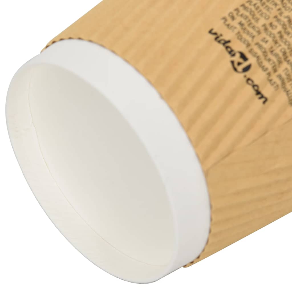 Papieren koffiekopjes 500 st 12oz 300 ml bruin is nu te koop bij PeponiXL, paradijselijk wonen!