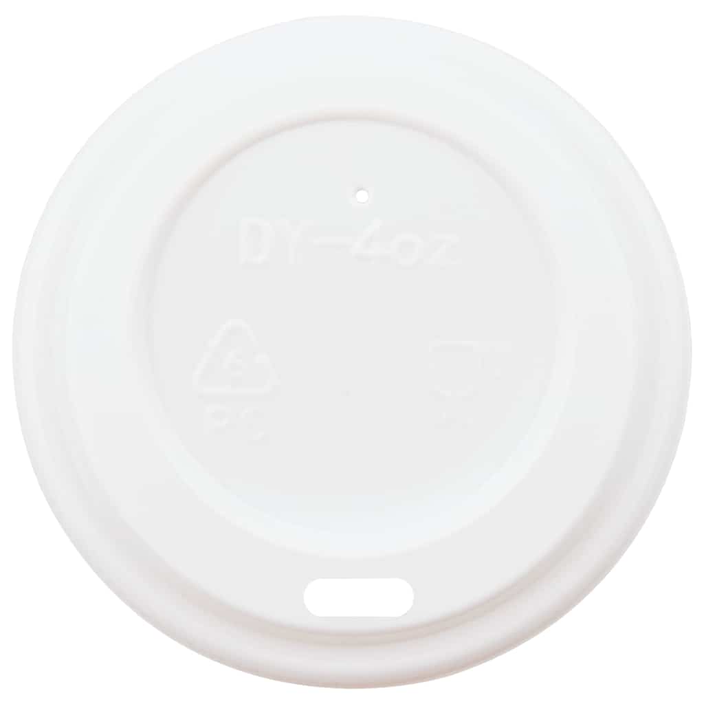 Papieren koffiebekerdeksels Ø60 mm 4oz 1000 st kunststof wit is nu te koop bij PeponiXL, paradijselijk wonen!