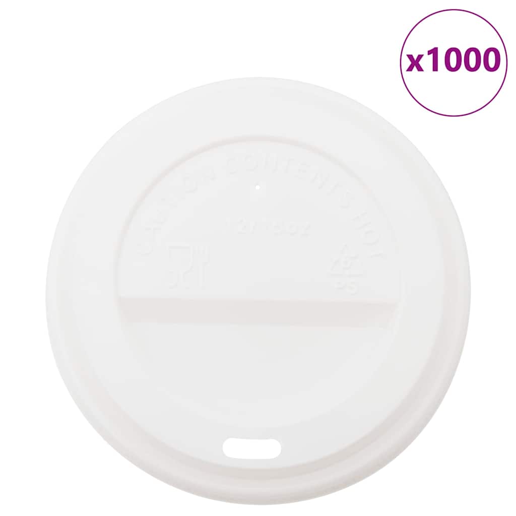 Papieren koffiebekerdeksels Ø90mm 12oz en 16oz 1000st kunststof is nu te koop bij PeponiXL, paradijselijk wonen!