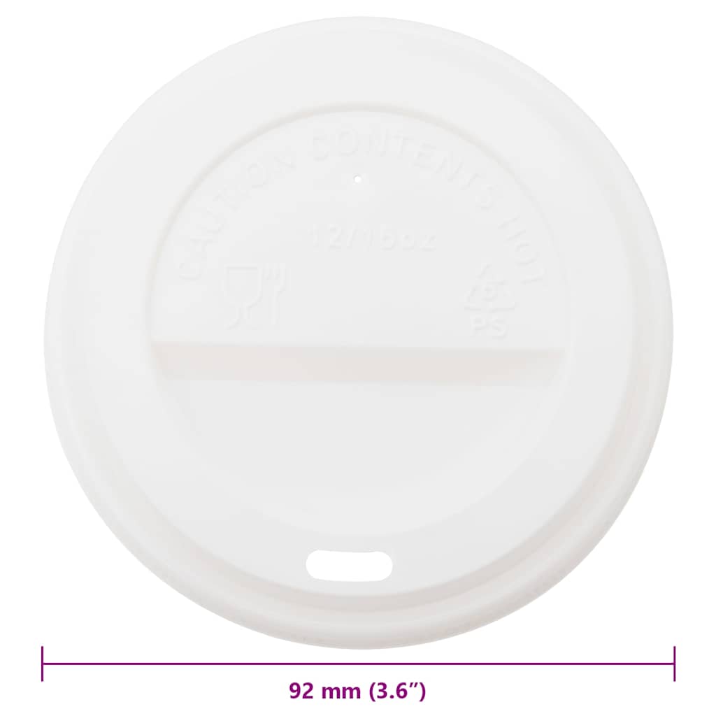 Papieren koffiebekerdeksels Ø90mm 12oz en 16oz 1000st kunststof is nu te koop bij PeponiXL, paradijselijk wonen!