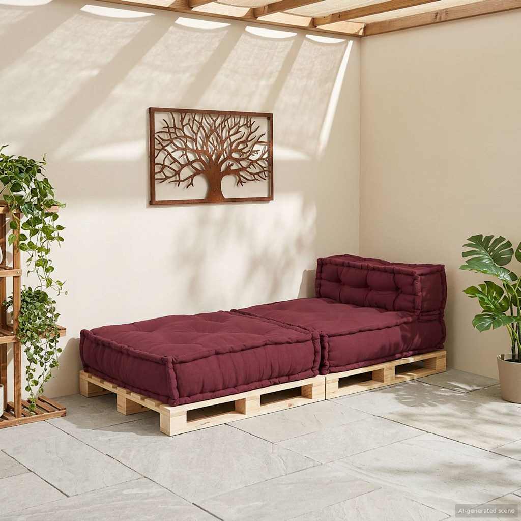 Modulaire bankstel kastanjebruin 70x70x54 stof is nu te koop bij PeponiXL, paradijselijk wonen!