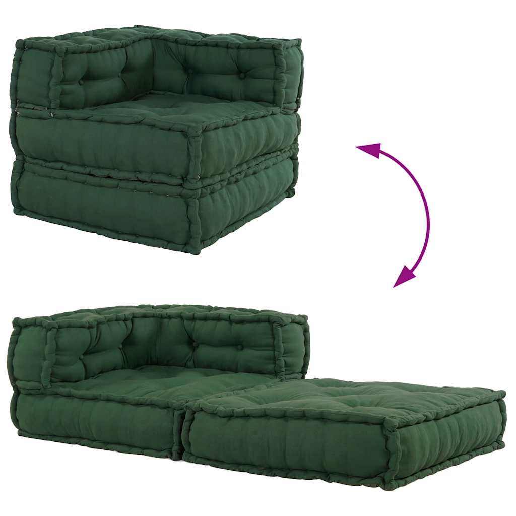 Modulaire bankstel 70x70x54 stof groen is nu te koop bij PeponiXL, paradijselijk wonen!