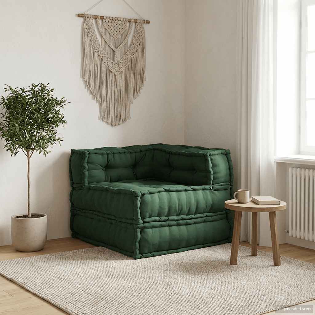 Modulaire bankstel 70x70x54 stof groen is nu te koop bij PeponiXL, paradijselijk wonen!