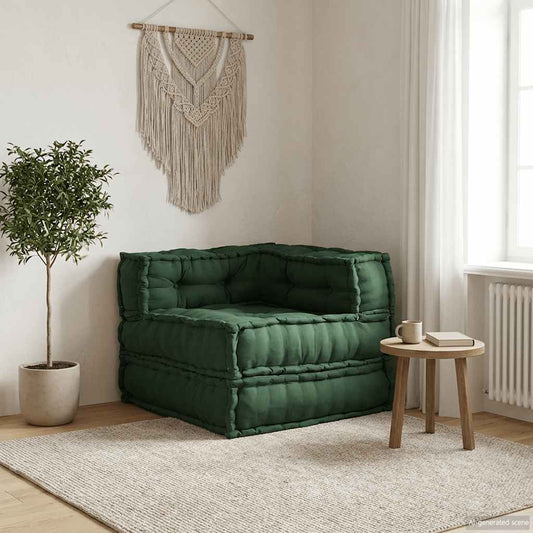 Modulaire bankstel 70x70x54 stof groen is nu te koop bij PeponiXL, paradijselijk wonen!