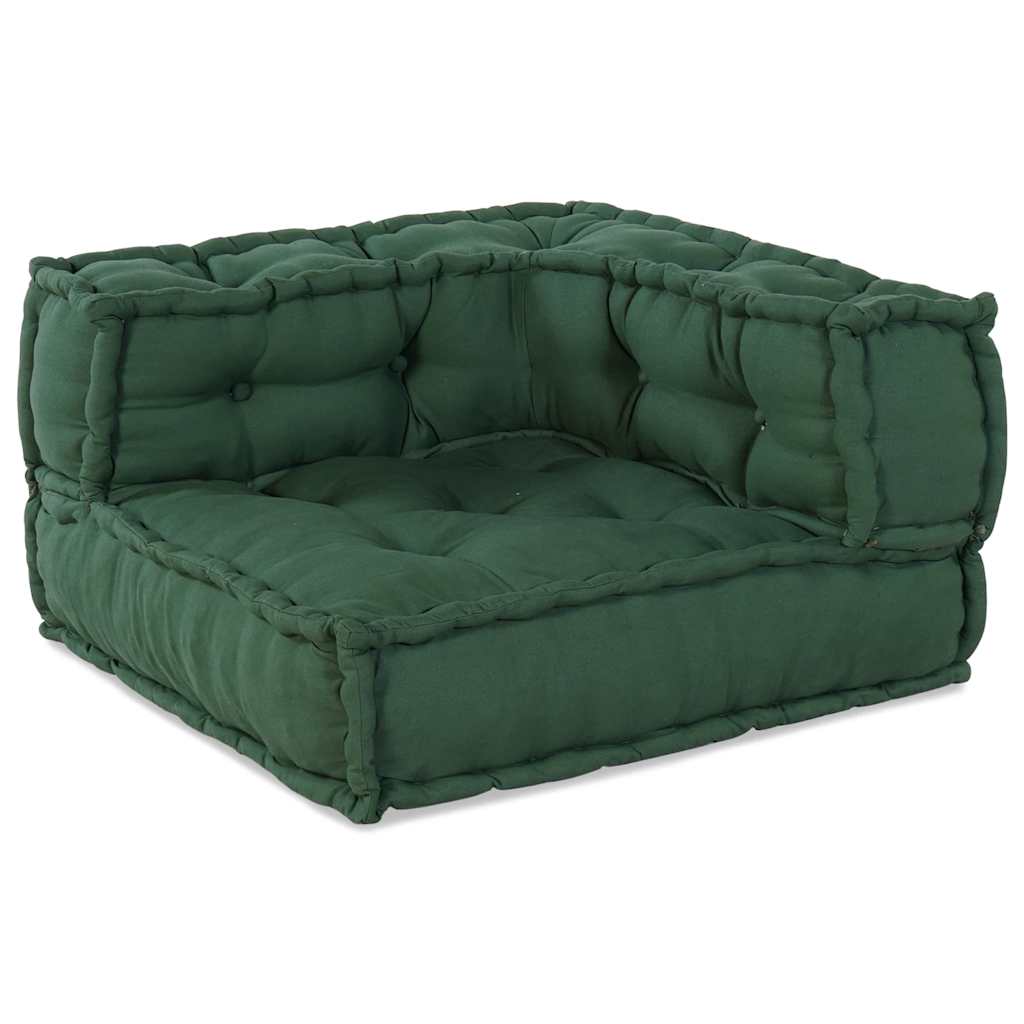 2-zits modulaire bank 140x70x36 stof groen is nu te koop bij PeponiXL, paradijselijk wonen!