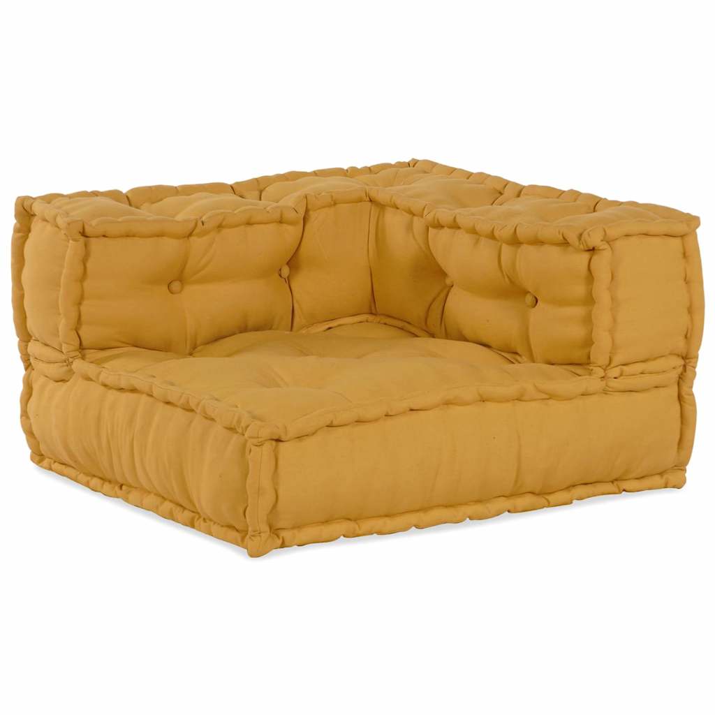 2-zits modulaire bank 140x70x36 stof geel is nu te koop bij PeponiXL, paradijselijk wonen!
