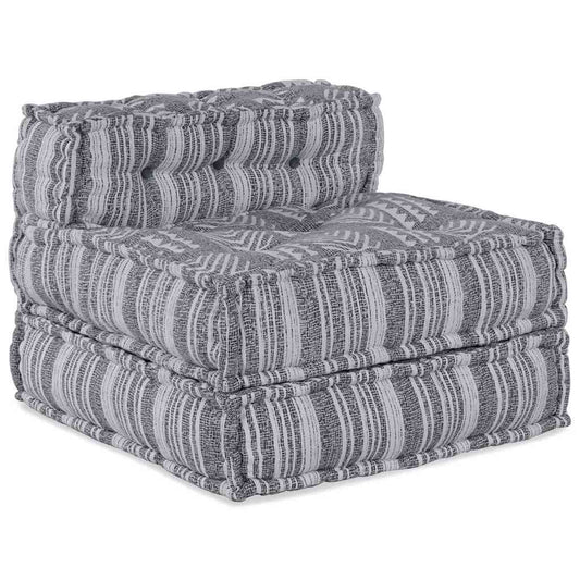 Modulair Sofabet Grijze Print 70 x 70 x 56 cm Stof is nu te koop bij PeponiXL, paradijselijk wonen!