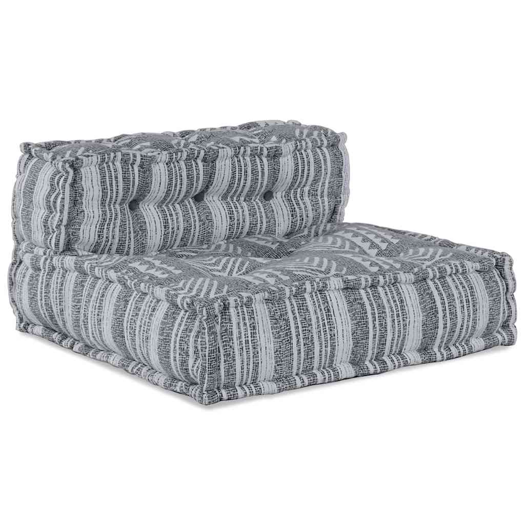 Modulair Sofabet Grijze Print 70 x 70 x 56 cm Stof is nu te koop bij PeponiXL, paradijselijk wonen!