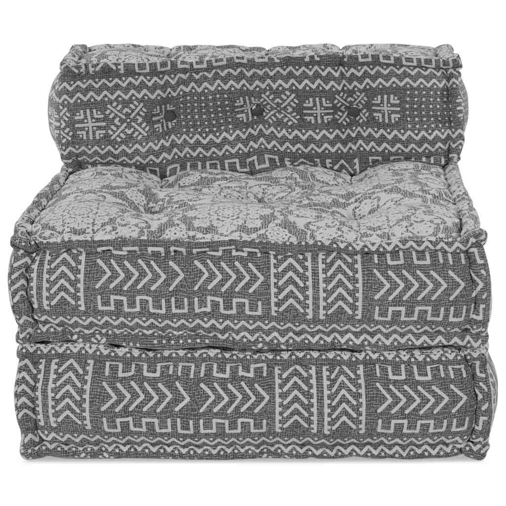 Modulaire patchwork bank Lichtgrijs 70 x 70 x 56 cm Stof is nu te koop bij PeponiXL, paradijselijk wonen!