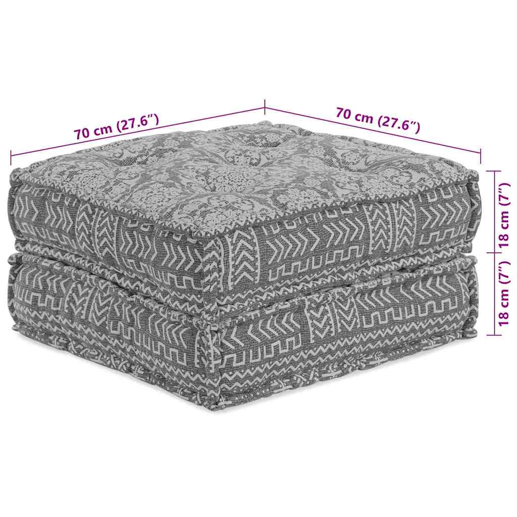 Modulair Sofabet Lichtgrijs 70 x 70 x 36 cm Stof is nu te koop bij PeponiXL, paradijselijk wonen!