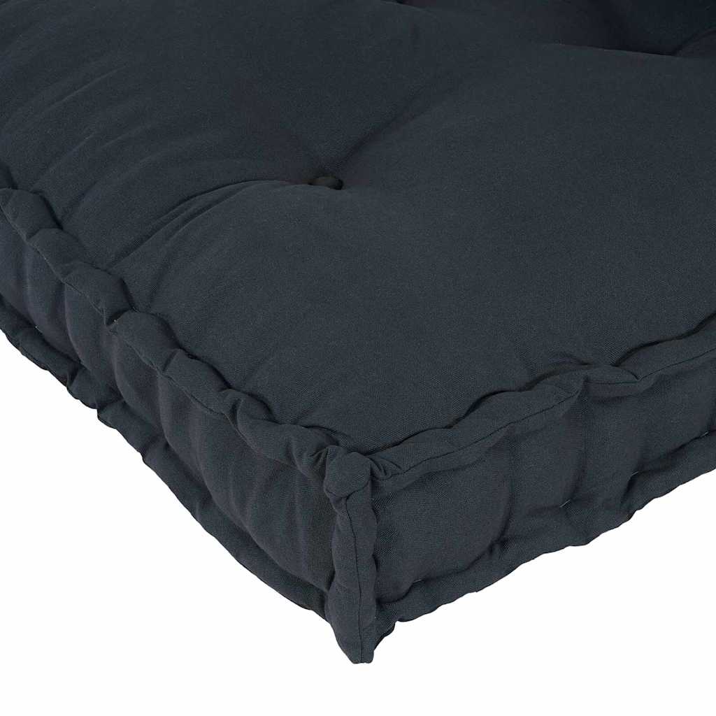 Pallet Sofa Kussen 2 pcs Antracietkleurig 120 x 80 x 38 cm Stof is nu te koop bij PeponiXL, paradijselijk wonen!