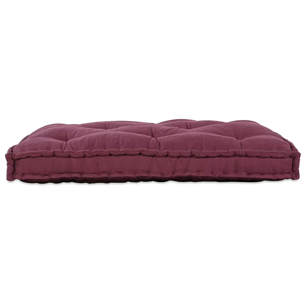 Pallet Sofa Kussen Bordeaux 120 x 80 x 12 cm Stof is nu te koop bij PeponiXL, paradijselijk wonen!