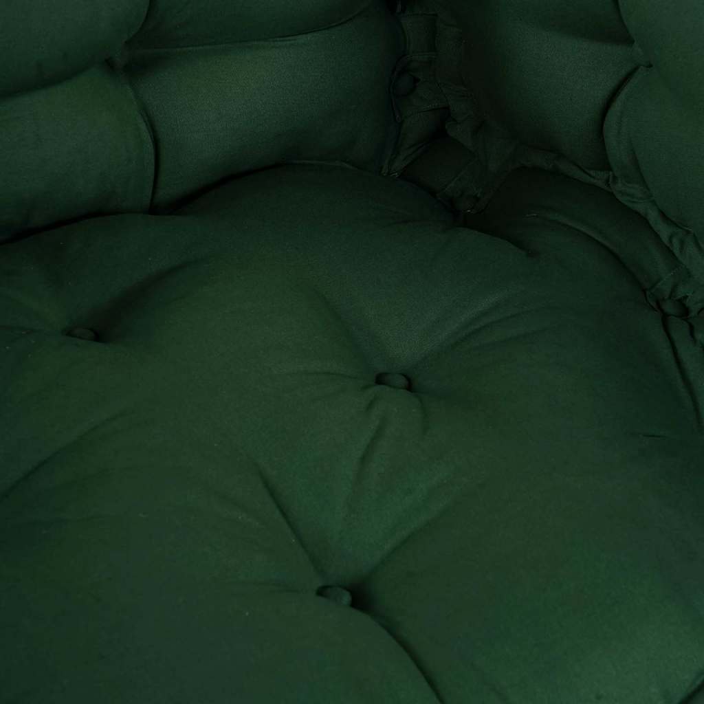 Pallet Sofa Kussen 3 pcs Groen 120 x 80 x 38 cm Stof is nu te koop bij PeponiXL, paradijselijk wonen!