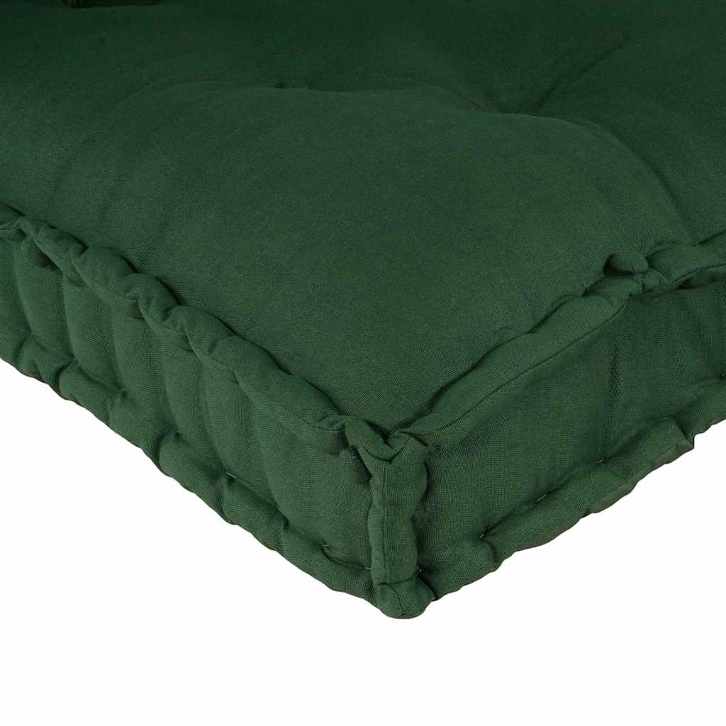 Pallet Sofa Kussen 3 pcs Groen 120 x 80 x 38 cm Stof is nu te koop bij PeponiXL, paradijselijk wonen!