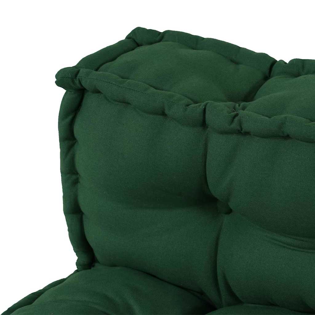 Pallet Sofa Kussen 2 pcs Groen 120 x 80 x 38 cm Stof is nu te koop bij PeponiXL, paradijselijk wonen!