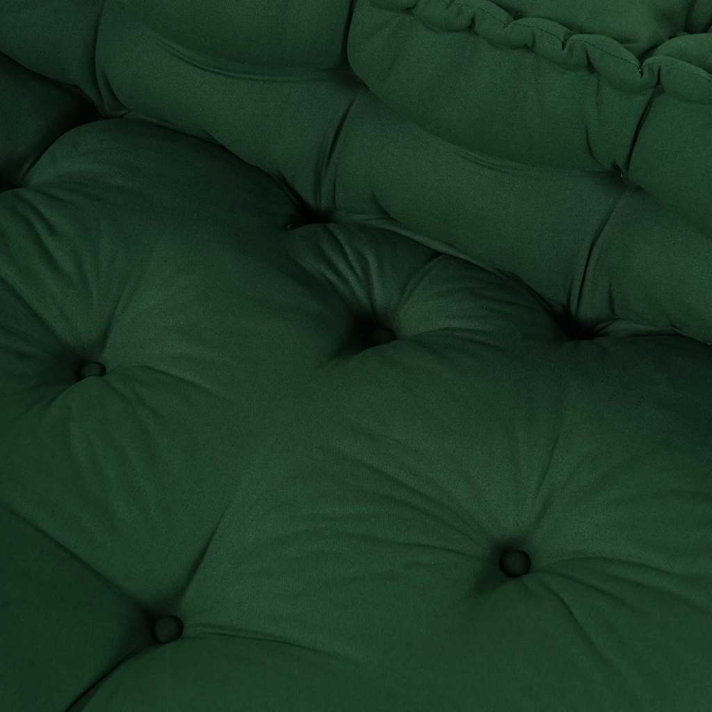 Pallet Sofa Kussen 2 pcs Groen 120 x 80 x 38 cm Stof is nu te koop bij PeponiXL, paradijselijk wonen!