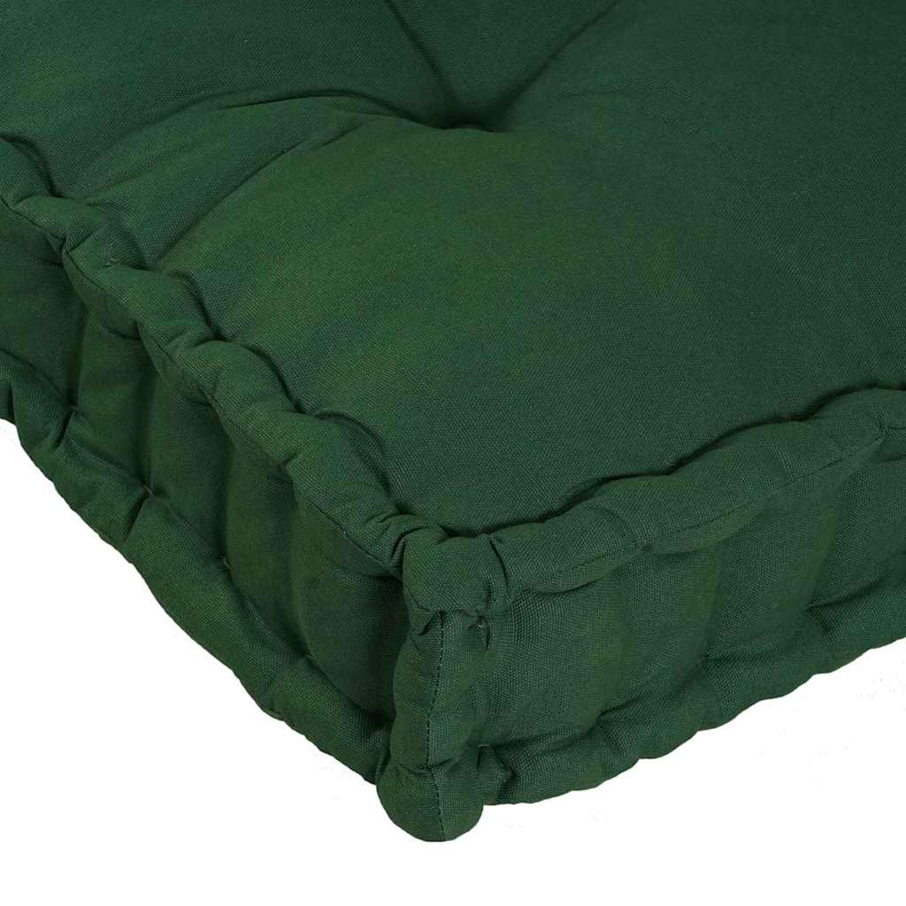 Pallet Sofa Kussen 2 pcs Groen 120 x 80 x 38 cm Stof is nu te koop bij PeponiXL, paradijselijk wonen!
